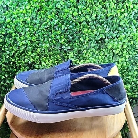 Mens Sperry STS 19283 Skateboard Loafer Blue/Black/Yellow Size 10.5 - Picture 8 of 11